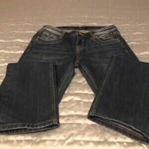 Vigoss Collection Dark Wash Straight Leg Jeans Size 5/6 Stretch Denim